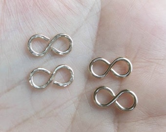 Gold Filled Small Infinity Links(one pair)