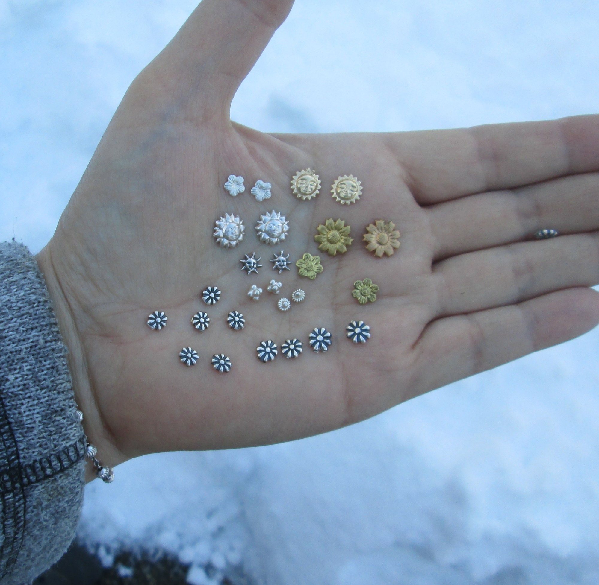 Solderable Accents Flowers, or Sun