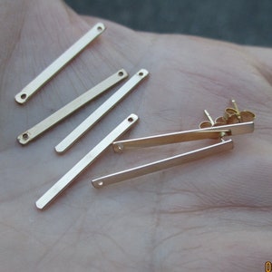 Gold Filled Bar Drops, Links or Ear wires