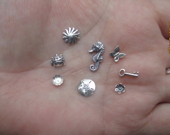 Sterling Silver solderable accents