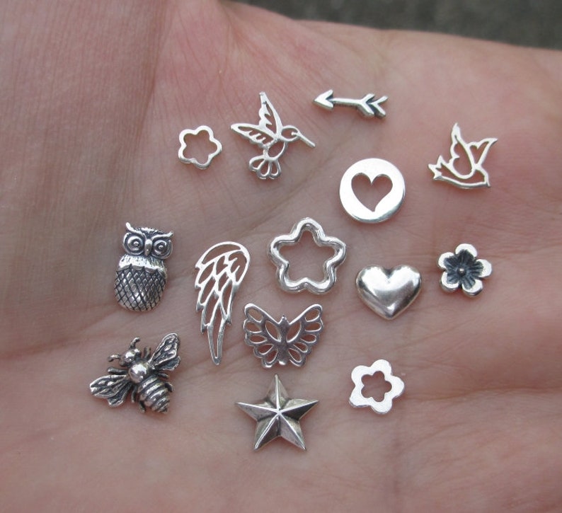 Sterling Silver Tiny Embellishments Accents or Solderable Etsy Australia