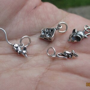 Sterling Silver Mouse or Swiss Cheese(you choose which one)