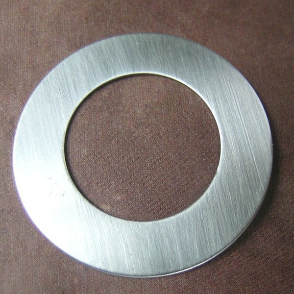 Sterling Silver Large Washer-You choose the size and Gauge(24, 22, or 20 gauge)