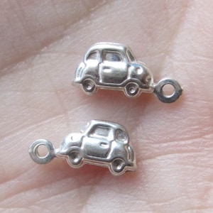 Sterling Silver Volkswagen Car or Tiny Car Charms(you choose which one)