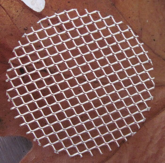 Fine Silver Mesh 1 Inch Circles 2 Quantity or 1 Etsy