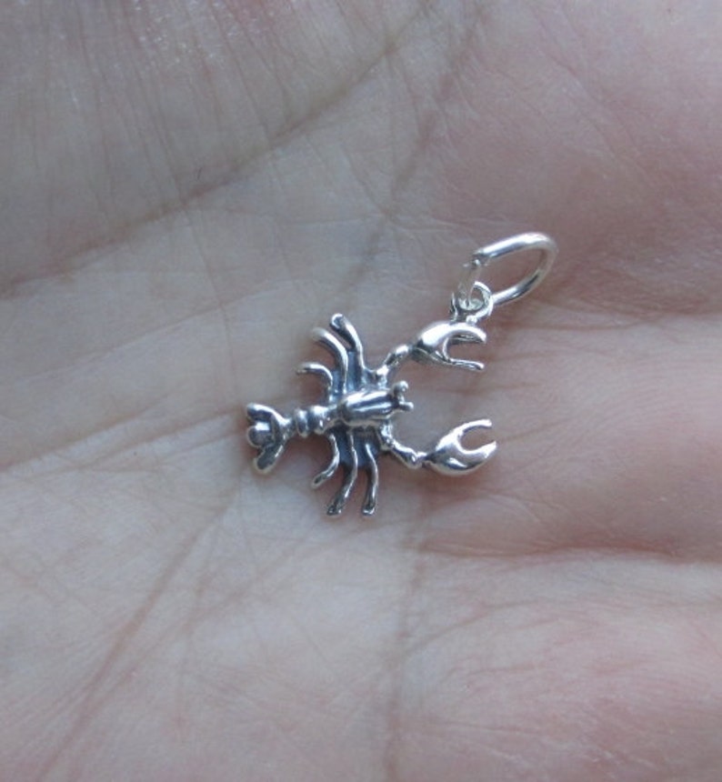 Sterling Silver Flip Flop Charmone charmLarge or small size or Lobster charm image 5