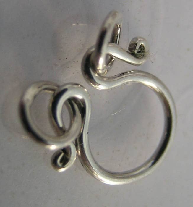 Sterling Silver Pendant Holderone Pendant Holder Etsy