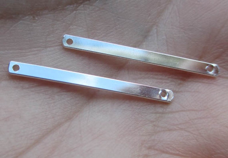 Sterling Silver Bar Linksone pair image 2