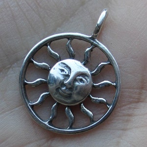 sterling silver sun charmone charmyou choose which one image 4