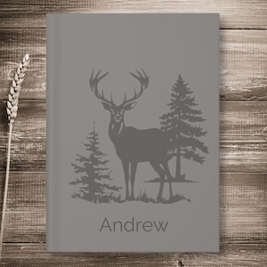 Personalized Hunting Journal, Hunting Notebook, Field Notes Notebook, Log Book for Hunters, Family Hunting Book, Hunting Gift, Hunting Gear