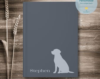 Steel Grey Labrador Hunting Journal: Duck Hunter Logbook