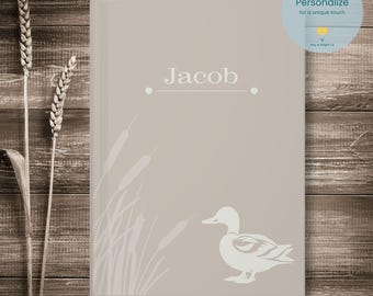 Duck Hunting Journal: Personalized Hunter's Log Book