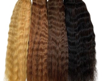 Paquete de cabello humano húmedo y ondulado - CreolaTouch Boho Braiding Curl (100 gramos)