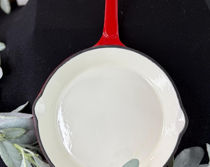 Cast Iron Enameled 9” skillet