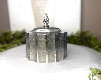 Amazing Elegant Collectible Vintage GODINGER Silver Plate Floral