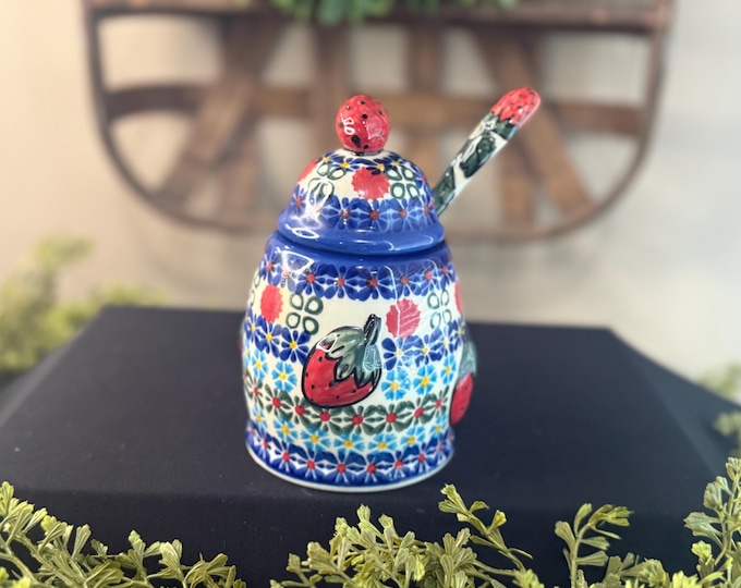 Vintage Andy Polish Unikat Signed Hand Painted Pottery