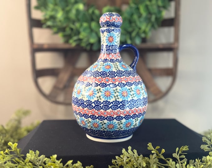 Vintage Andy Polish Unikat Signed Hand Painted Pottery