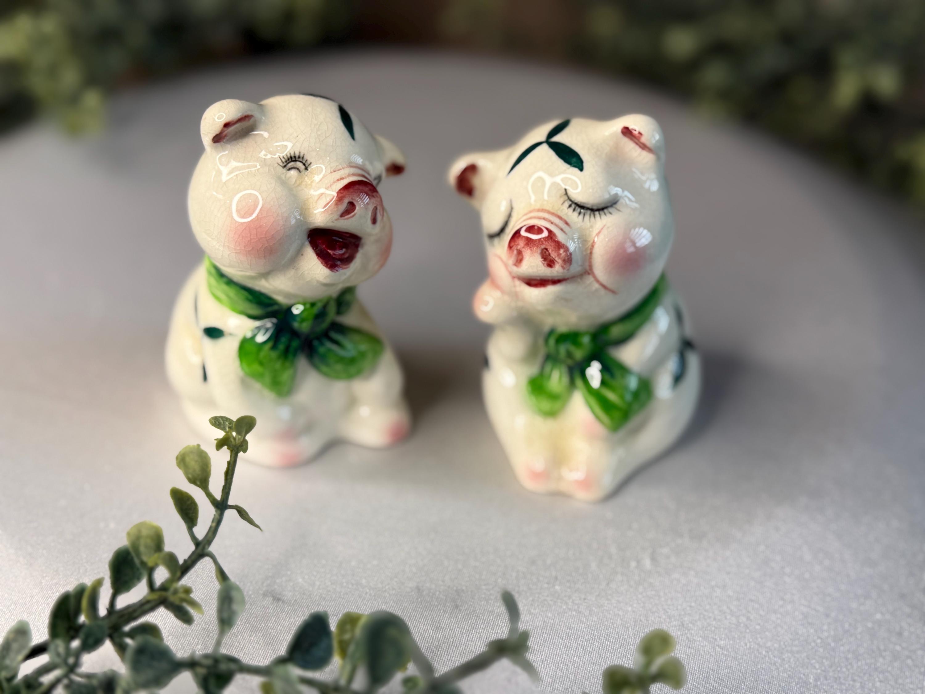 Vintage Ceramic Pig - Etsy