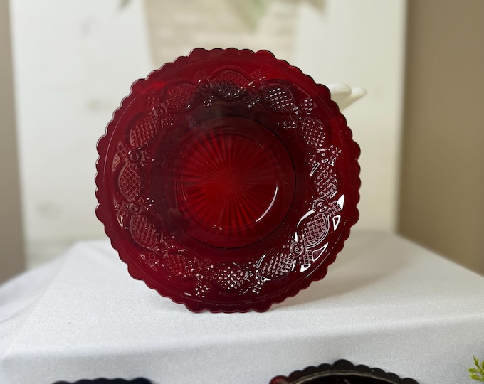 Avon Cape Cod 1876 Ruby Red 6” plate