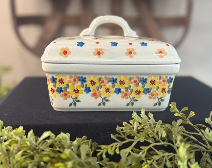 Vintage Andy Polish Unikat Hand Painted Pottery