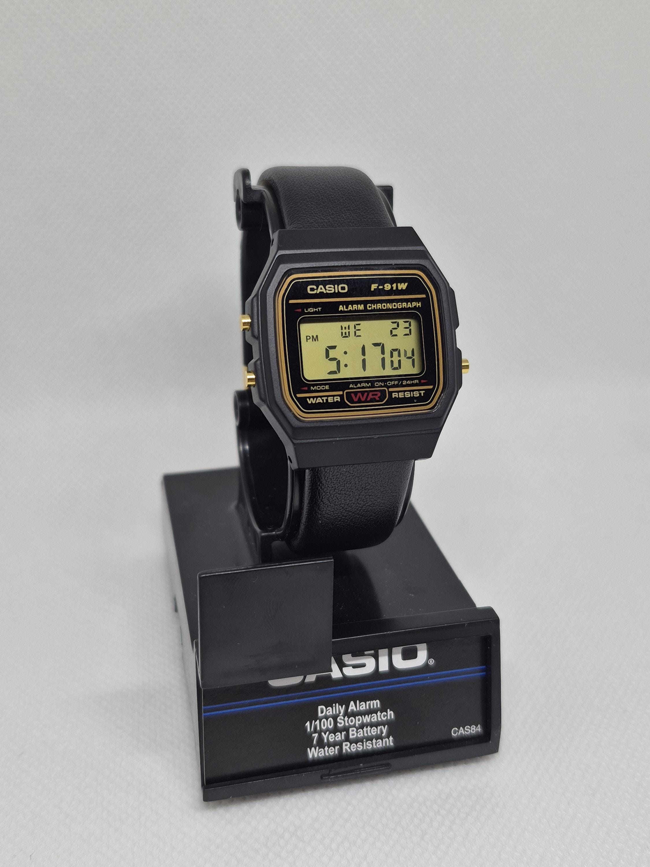 Casio Black Gold Watch - Etsy