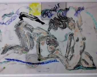 EN-THRALL.... monoprint, SALE 348!!