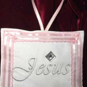 ANGEL KISSES Sachets, Mediterranean fragrance, 2 hanging sachets, Christian, Jesus, Peace, gift for teen