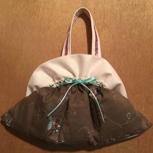 Lavender Vanilla room fragrance EMBROIDERY BAG Hanging Sachet, 11&quot; wide, lavender sachet scent