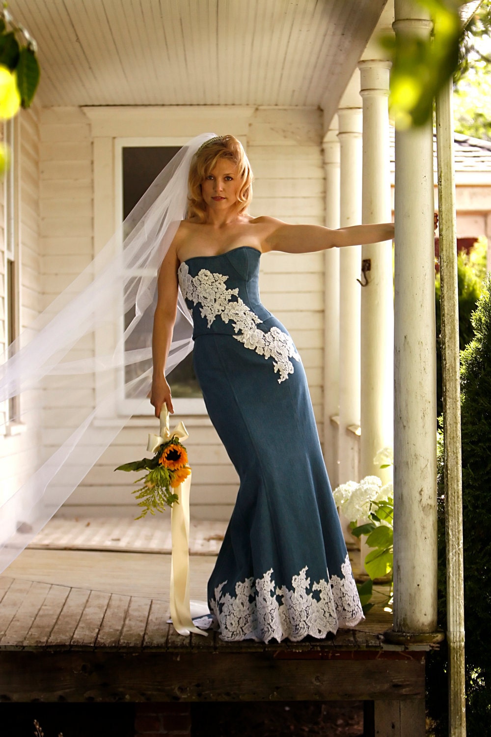 Denim and Lace Rustic Country Wedding ...