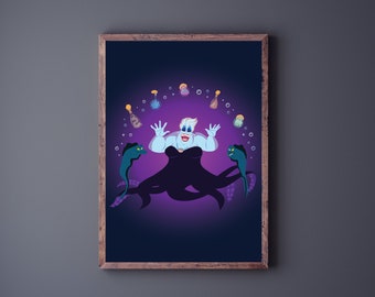 Ursula, stackars olyckliga själar, Den lilla sjöjungfrun, Disneykonst