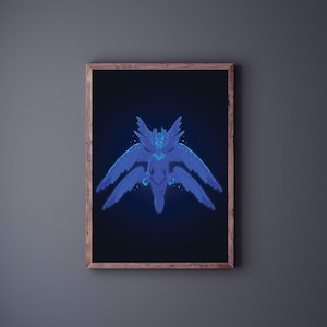Pinocchio Holz Sprite Print, Guillermo del Toro Pinocchio, Wohnkultur, Geschenke für Sie