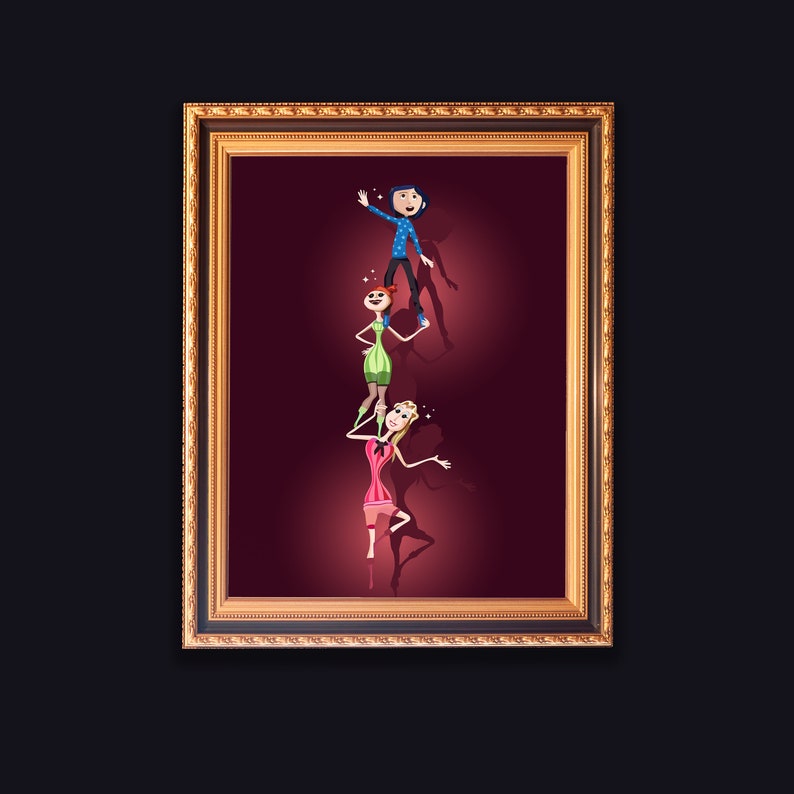 Oh, It Was Magic - Print, Coraline Poster, Coraline Art image 1