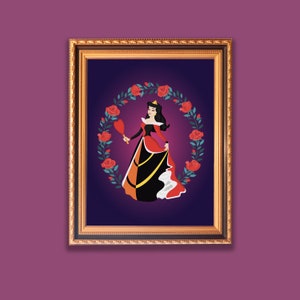 The Queen of Hearts Print