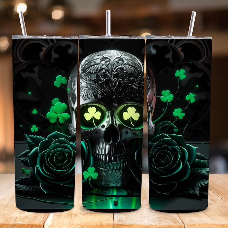 st patricks day ireland skull shirt