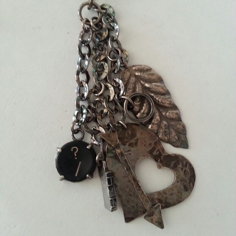 Typewriter Key Long Necklace ~Back Space~