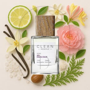 Skin Reserve Blend | Clean | .5, 1, 2, 3, and 5 ml | Decants | Samples | Glass Vial Atomizer