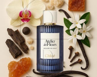 Atelier des Fleurs Orchidée de Minuit | Chloé | .5, 1, 2, 3, and 5 ml | Decants | Samples | Glass Vial Atomizer