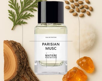 Parisian Musc | Matiere Premiere | .5, 1, 2, 3, and 5 ml | Decants | Samples | Glass Vial Atomizer