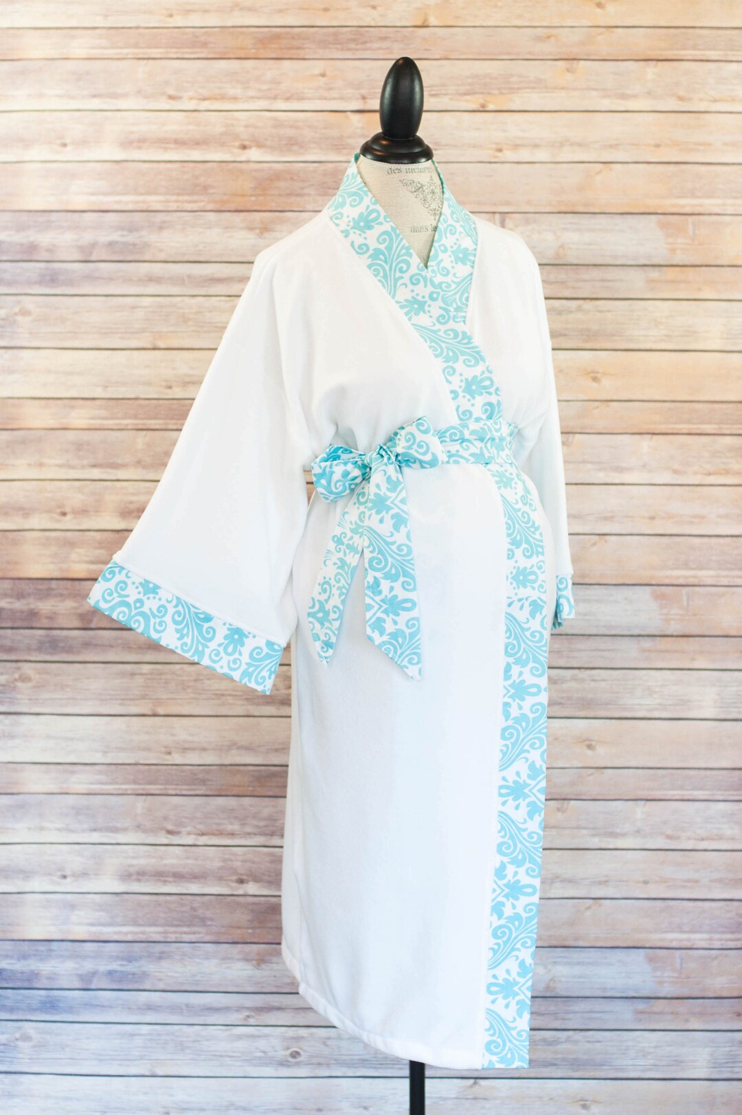 Maternity Robe in Super Soft Micro Fleece - Super Cozy for Winter ...