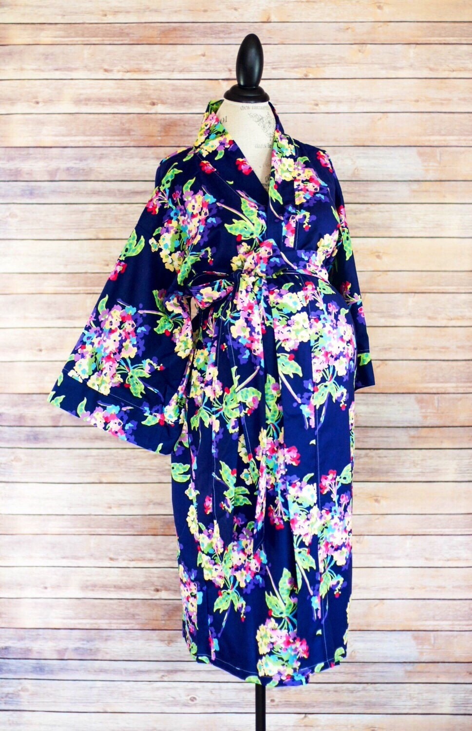 Alli Maternity Kimono Labor and Delivery Robe Add a Delivery Etsy