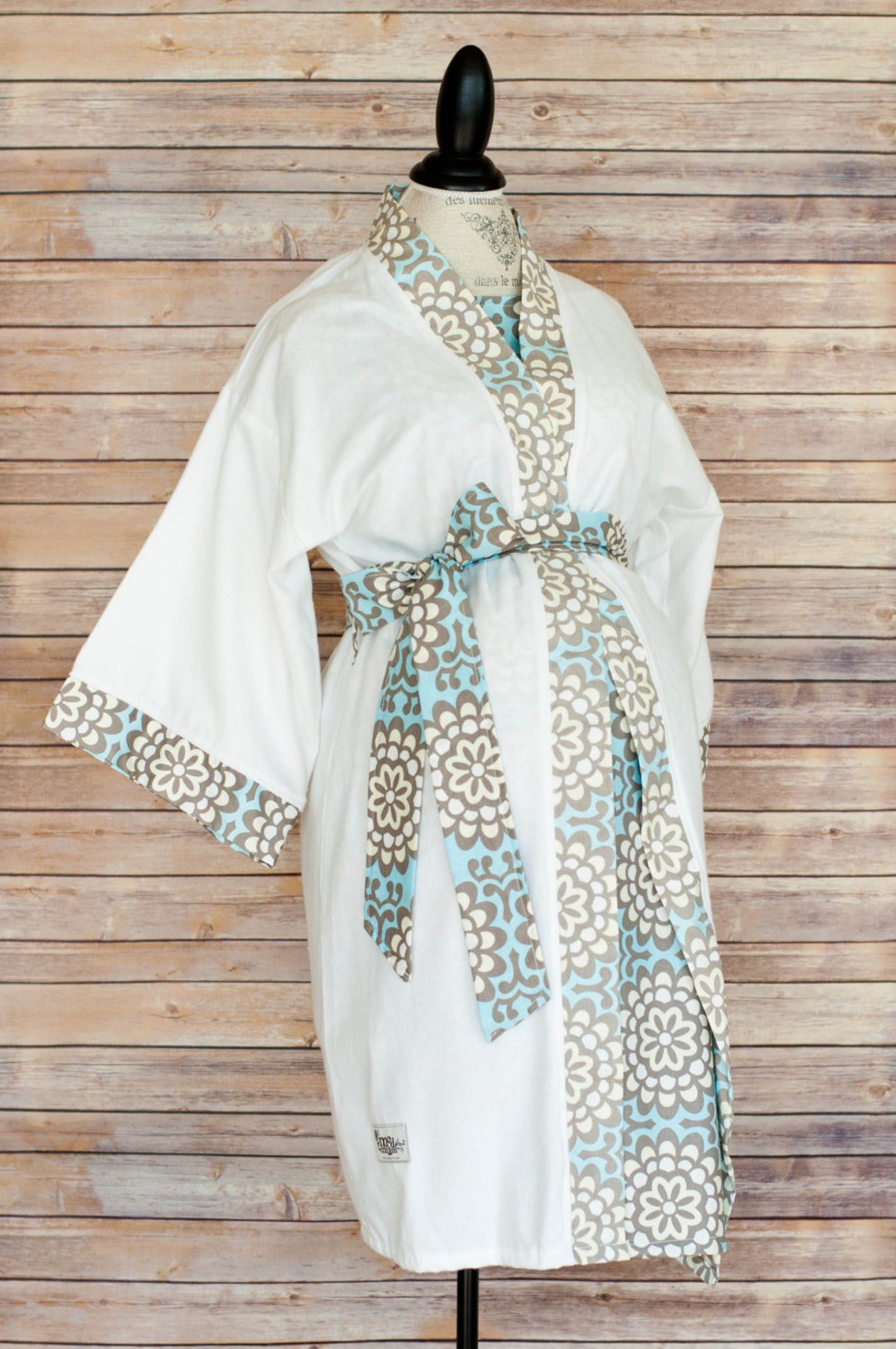 Maternity Robe in Super Soft Micro Fleece - Super Cozy for Winter ...