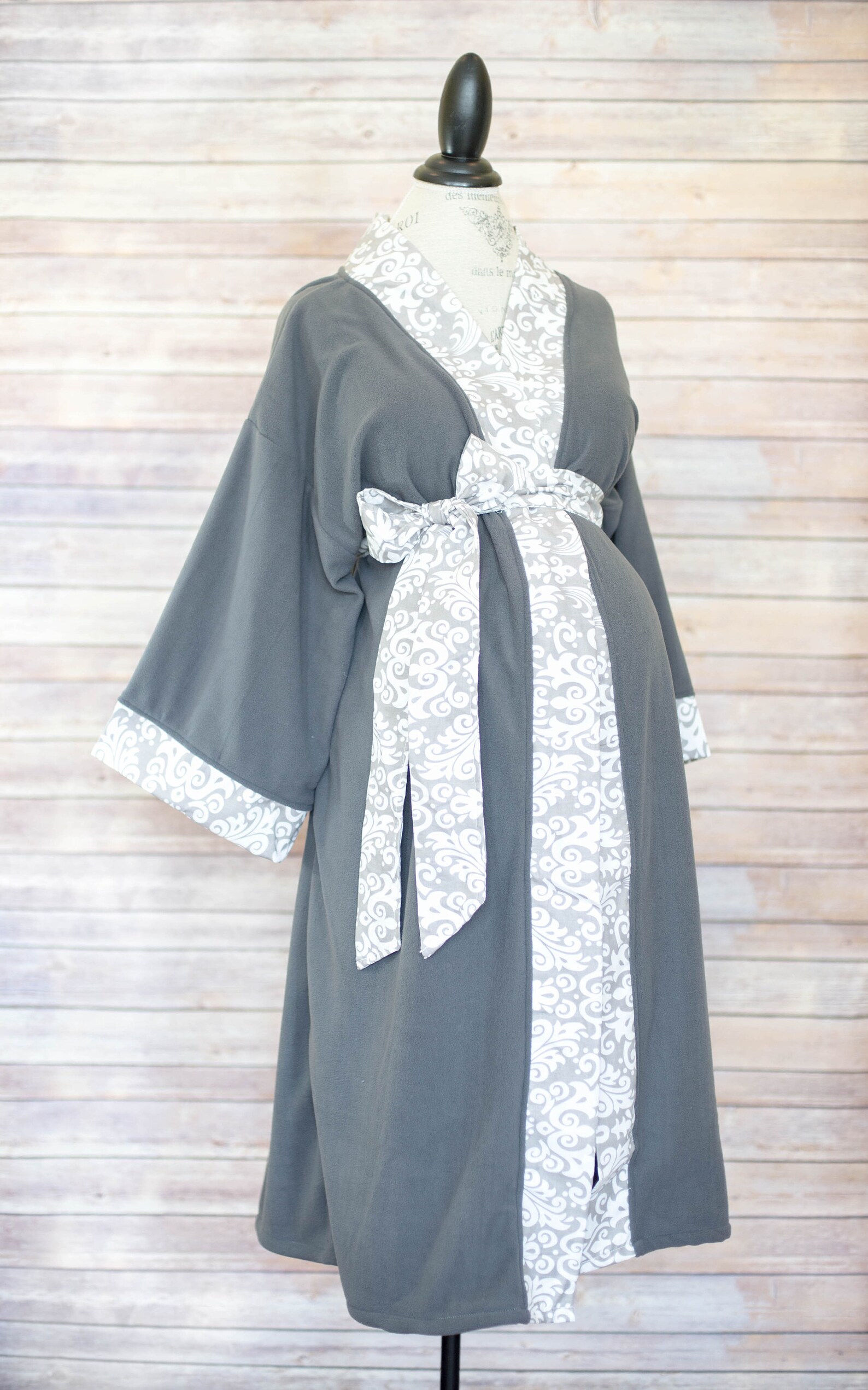 Maternity Robe - Super Soft Cotton - Darling on Expecting Moms ...