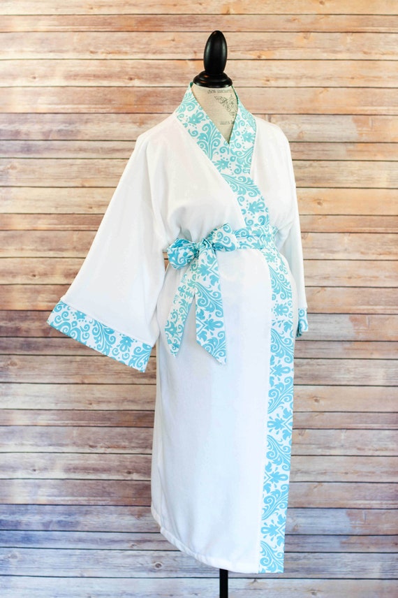 Maternity Delivery Labor Hospital Gown Gownies / by Baby Be Mine Maternity  / Hospital Bag Must Have / Baby Shower Gift / Isla Blue Floral 