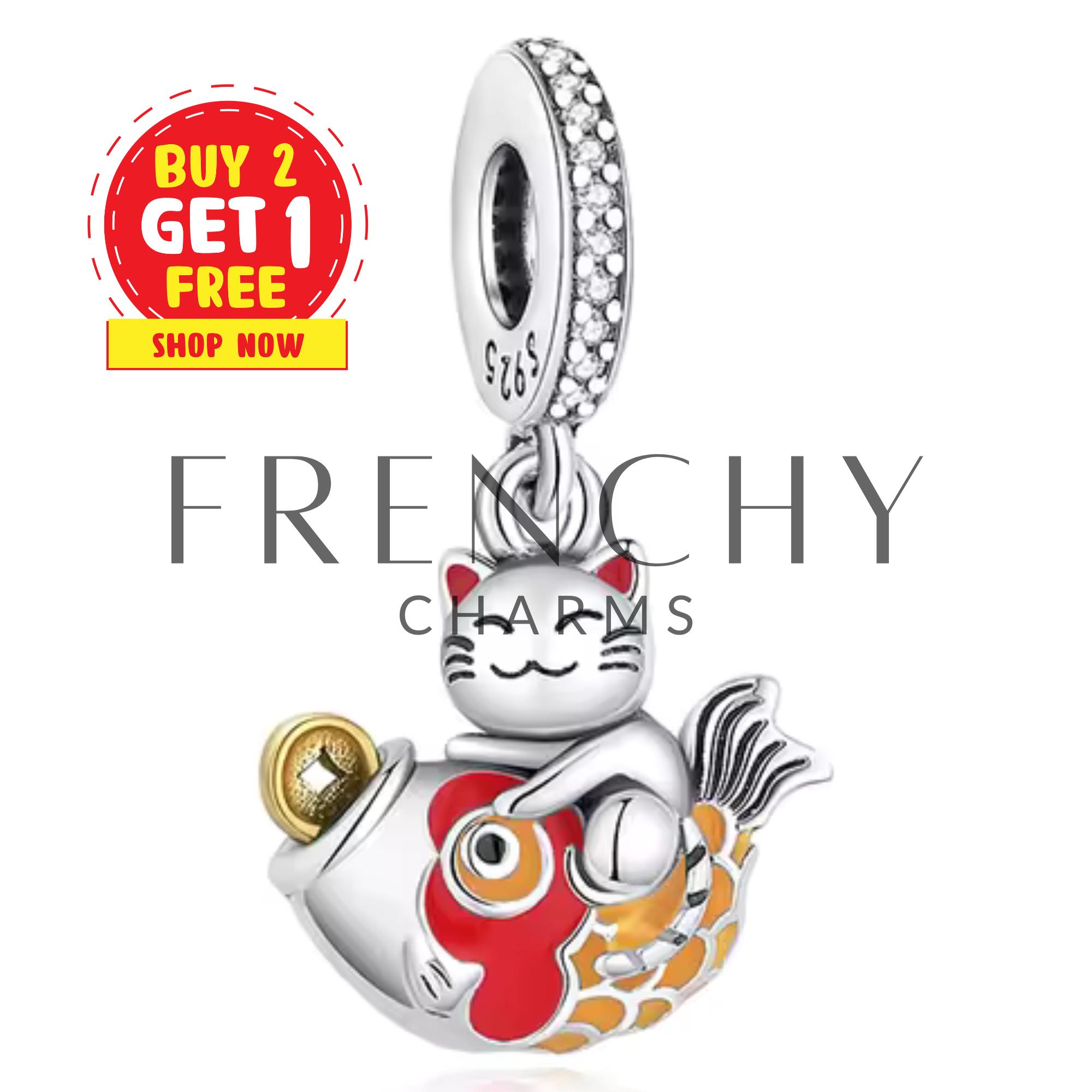 パンドラ Cute Fortune Cat Charm Amazon.co.jp: パンドラ PANDORA Cute Fortune Cat Charm