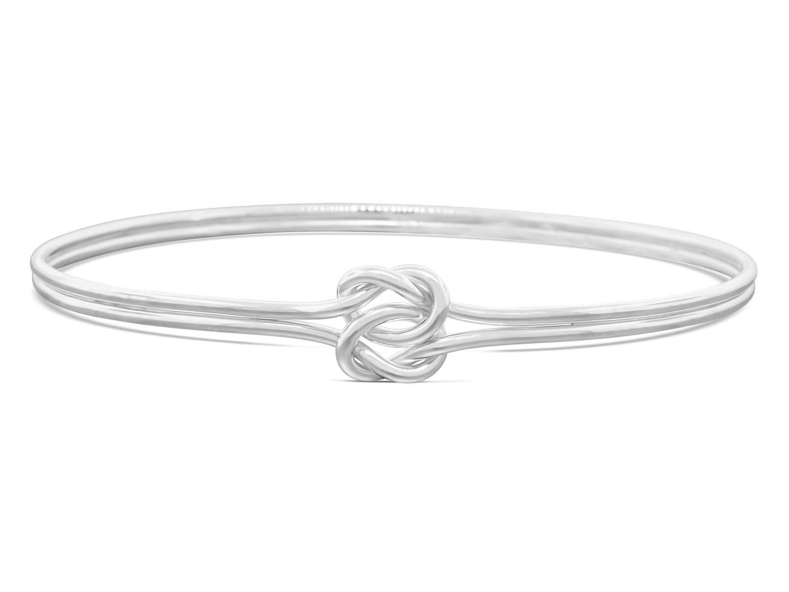Bracciale celtico in argento sterling con simbolo celtico dell'infinito