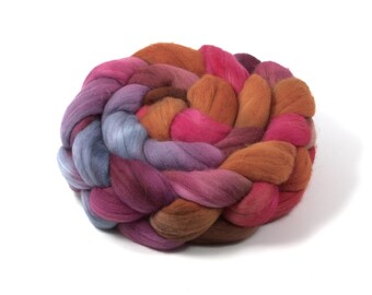 Hand Painted Superfine Merino Roving (4oz) | Combed Top for Spinning and Felting