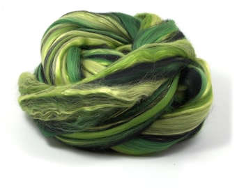 Merino Silk Blend Roving (4oz) | Combed Top / Roving for Spinning and Felting