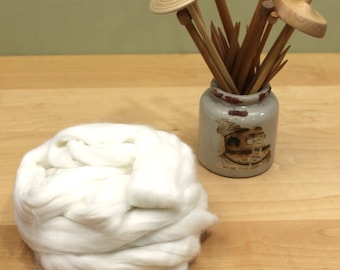 Angora Fiber - Undyed (4oz) | Luxury Roving for Spinning