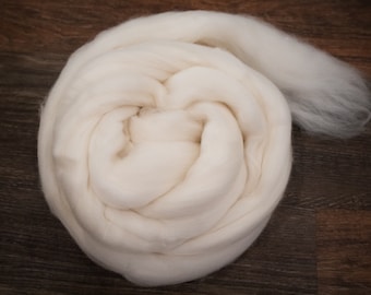 Polwarth Wool Roving (4oz) | Combed Top / Roving for Spinning and Felting