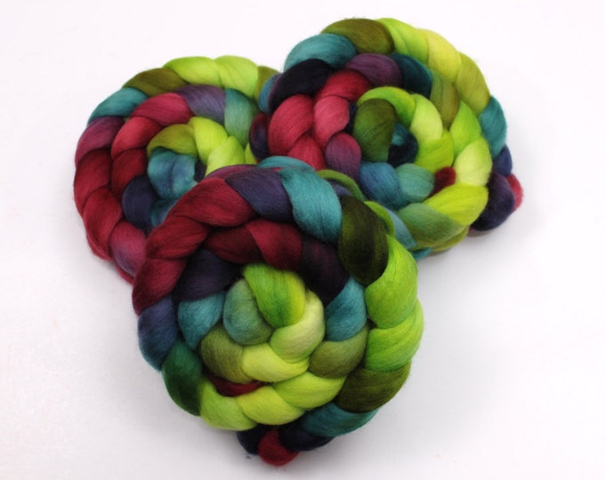 Polwarth Wool Roving Handpainted Felting or Spinning Fiber Etsy